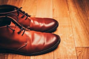 Shoe polishing service Bartoli Cleaners