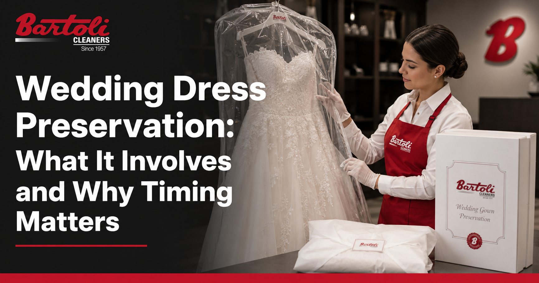 Wedding Dress Preservation: What It Involves and Why Timing Matters
